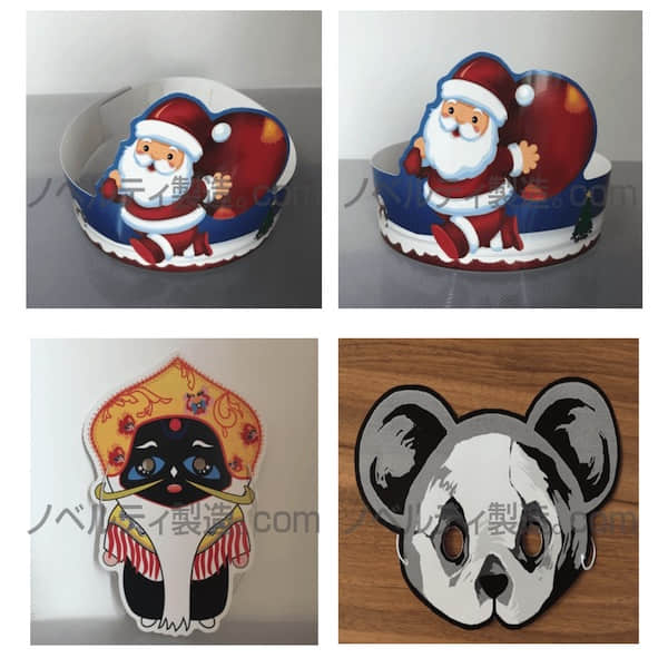 オリジナル紙製お面を製作します。