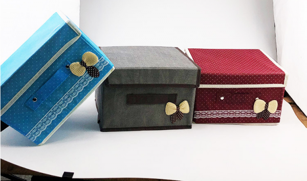 ノベルティ製造-オリジナル 雑物収納ボックス 製作