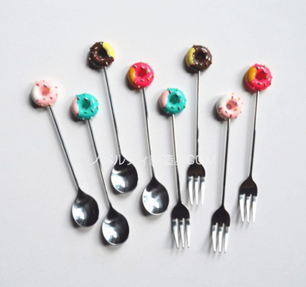 キャラクター付きスプーンフォークセット1 キャラクター付きスプーンフォークセット