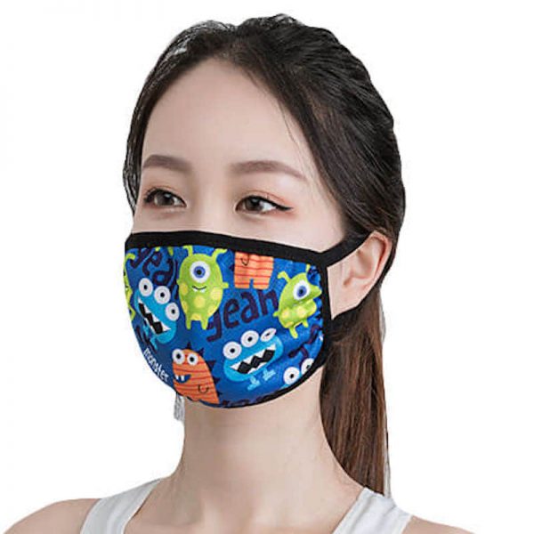 熱中症対策！接触冷感生地マスクのオリジナル名入れ印刷・製作のご案内です。