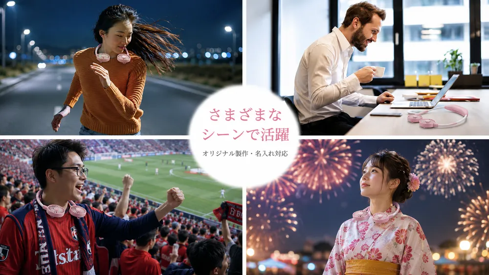 首掛けミニファン・ネックファン オリジナル製作