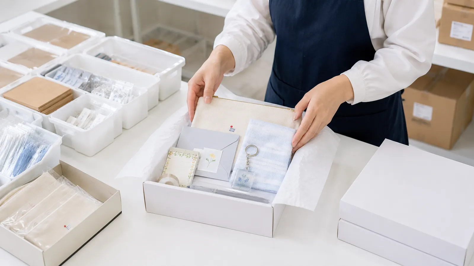 検品・梱包現場のメイン写真